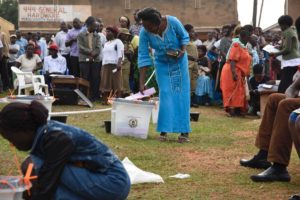 Elections on-going in Uganda.