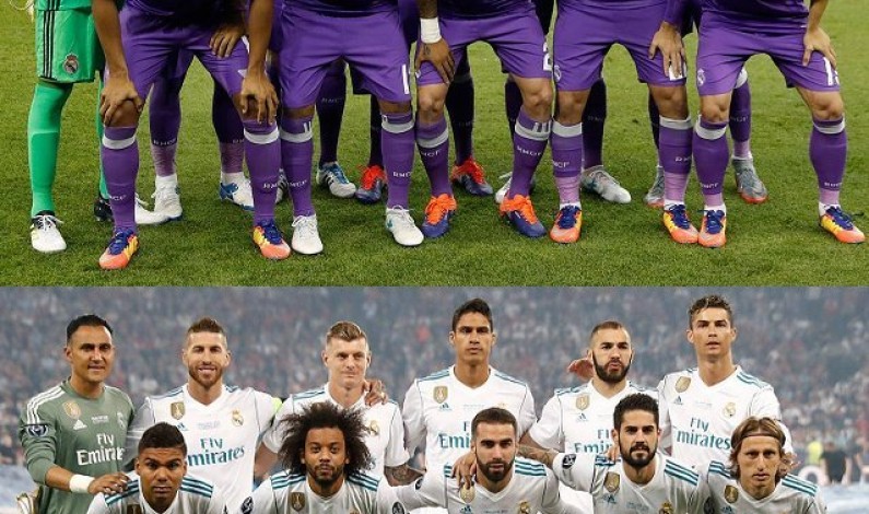 The photo of Real’s starting XI in Kiev and in Cardiff… spot the difference!