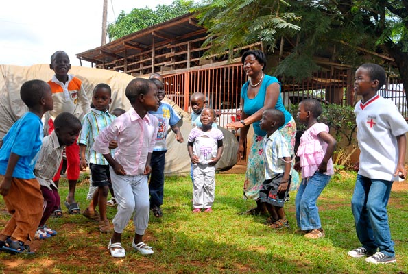 Children at Nsambya Babies' Home