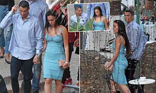 Cristiano Ronaldo steps out for dinner with girlfriend Georgina Rodriguez as Portugal captain relaxes before joining up with his country’s World Cup squad