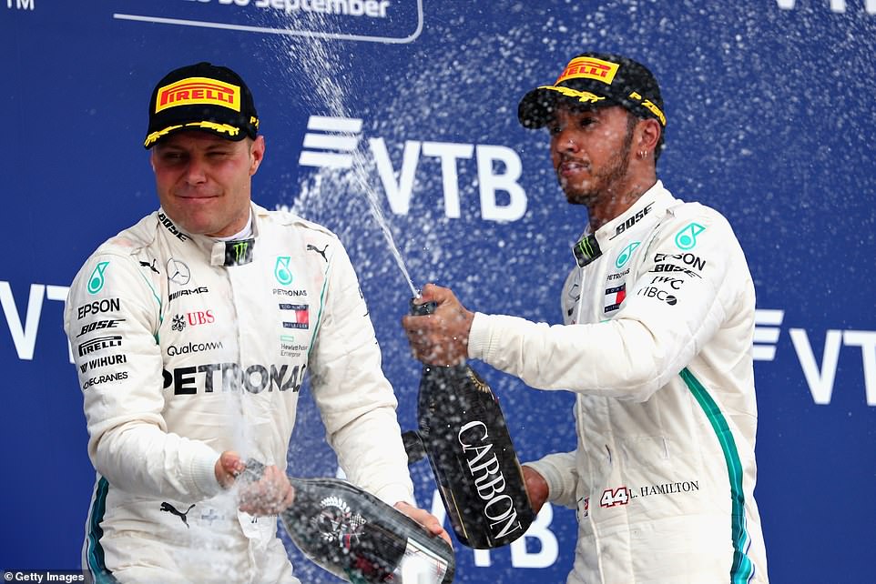 Hamilton and Bottas