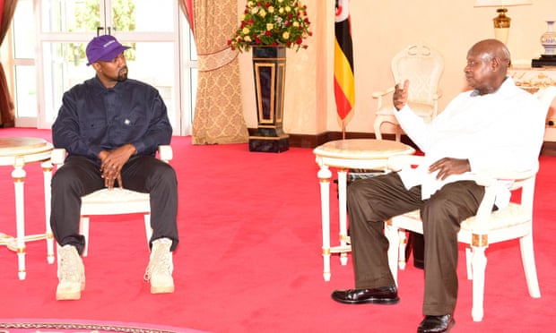 Museveni and Kanye West