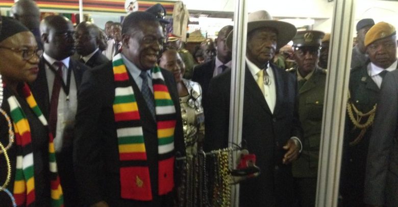 President Museveni in Zimbabwe