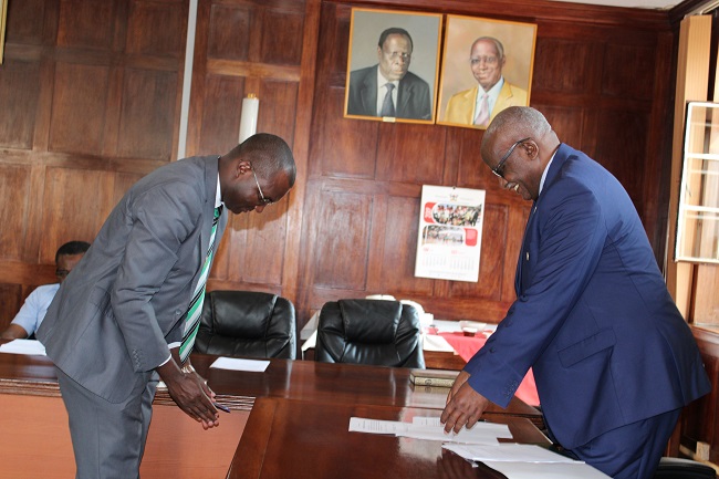 Justice John Patrick Mashongo Tabaro starts role as Chairperson Makerere University Staff Appeals Tribunal.