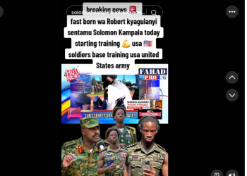 Unverified: No Evidence Supports The Claim That  Robert Kyagulanyi’s Son, Solomon Kampala, Joined The U.S. Army